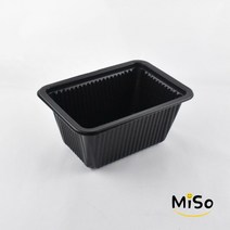 정육용기 AJ-191490 바베큐용기 (1호) 족발용기 실링용기 실링배달용기 실링포장용기 800개, 검정