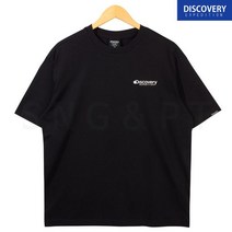 디스커버리 디스커버리 G공용 그래픽 오버핏 반팔티셔츠 DXRS51023-BKS