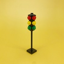 주차턱 주차 방지턱 주차장 경사로 차량 블럭 진입판 빌딩 블록 기차등 거리 신호등 주차등 도시 기차역 크, 06 2pcs traffic light B