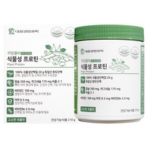 대웅생명과학 식약처인증 식물성 프로틴 독일사 완두단백 칼슘 마그네슘 단백질 분말 파우더, 1개, 식물성 프로틴 210g