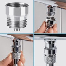 샤워 유량 조절 밸브 헤드 제한 장치 물 절약 어댑터 세트 수압, 03 2PCS