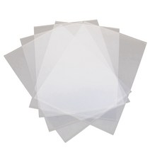 3D프린터5 시트 fep 필름 140x200mm x 0 1mm elegoo mars 용, 하얀