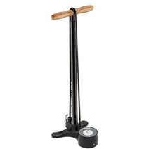 Lezine Sport 플로어 구동 펌프 - 이중 밸브 Lezyne 391979, One Size, Gloss Black