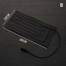 탄소 섬유 난방 패드 핸드 워머 USB 필름 전기 겨울 적외선 발열 매트, 15 E