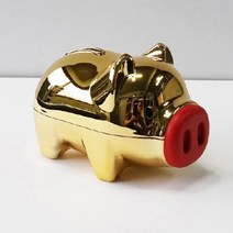 중형 옛날돼지저금통 황금돼지저금통 아기 유아 집 어린이 인테리어, 기본