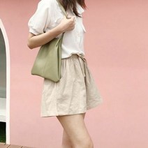 홀라ETC 반바지 린넨 숏 팬츠 허리 밴딩 루즈핏 8컬러