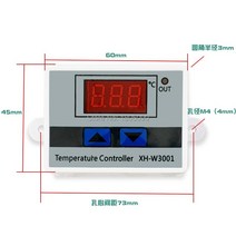 써모스탯 써모스텟 온도 조절기 220v w3002 디지털 led 온도 컨트롤러 10a, xh-w3001 dc24v