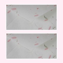 나모몰 한지봉투(10매입) 한지편지지(15매입) 일반/편지지 봉투, 1개, 봉투_13.흰분홍