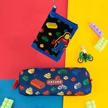 옥스포드 블럭 목걸이지갑 + 필통 세트 남아 어린이 키즈 유아 동전지갑