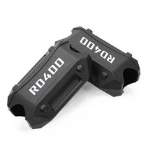 야마하 오토바이 25mm 크래시 바 범퍼 엔진 가드 블록 보호 커버 YZF R3 R6 RD250 RD400 TDM850 TDM900, 11 A black RD400