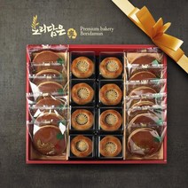 [농부마음] [보리담은]보리담은 선물셋트 3호 찰보리빵(28g*12개)+찰보리경주빵(25g, 1