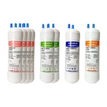 야자수카본 국내생산 현대큐밍 정수기 필터 호환 HP-630C 1년세트 8개, (나노업그레이드) 9인치단방향8개(HP630C)