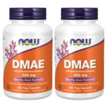 나우푸드 DMAE 250mg 100정 2병 다이메틸아미노에탄올 아미노알코올 아세틸콜린 베지캡슐, 1개, 기본