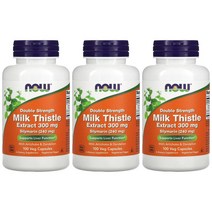 나우푸드 밀크 씨슬 시슬 더블스트랭스 300mg 100캡 3통, 300mg 100캡슐 3통
