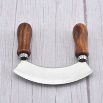 스테인레스 스틸 나무 손잡이 스윙 커터 더블 핸들 피자 커터 휠 나이프 톱니 삽 주방 베이킹 스크레이, 01 Pizza Cutter-1