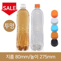 [페트병]1000cc 투명호프(빗살)(A) 132개, 132개 1BOX, 내압마개주황