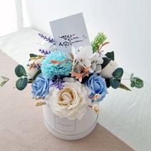 카네이션 반전 용돈박스 어버이날 생신 선물 용돈티슈, 4반전용돈박스 하늘