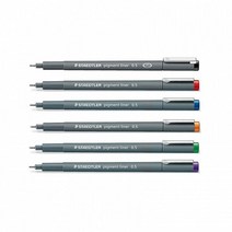 스테들러 피그먼트 라이너 308 디자인 라인펜 _ks 930000ea, 0.3mm 블루, 본상품선택