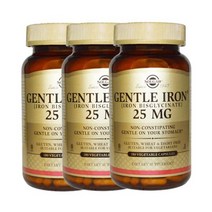 솔가 젠틀 아이언 순한 철분 25mg 180베지캡슐, 3개, 180개입