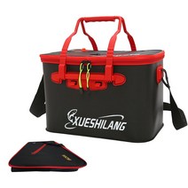 SZ몰 휴대용 접이식 삐꾸통 소 중 대 사이즈 낚시가방 보조가방 살림통 수납형 밑밥가방 미끼통 바칸 접이식 휴대용