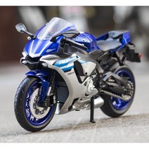 야마하 YZF-R1 1대12 오토바이 바이크 모터사이클 모형 다이캐스트 청년K기프트, 블루