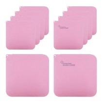 UB 심플 마스크 케이스 10개 슬림형 수납 보관 휴대가능, 핑크 1세트