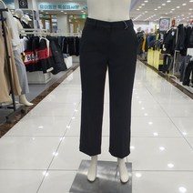 [여] 1/2 밴딩 루즈 스트레이트 팬츠 FNQRCPY501P BKA 오산모다