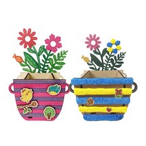 td 토단 초등저 우드 꽃화분 연필꽂이 만들기 볼클레이 10g 2개, 2번