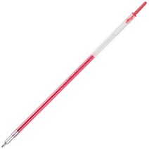 Pentel 펜테루 볼펜 리필 슬리치즈 XBGRN4B 10개 세트 레드, 1개, 상품명참조