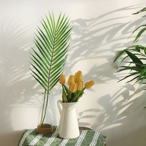 야자잎 잎사귀 아레카 조화 대형 나뭇잎 야자수 식물