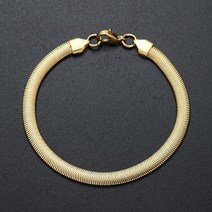 스네이크목걸이 뱀줄목걸이 18k 14k 실버 두줄 목걸이 판매 6MM 316L 스테인레스 스틸 골드 블랙 컬러