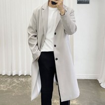 아도르클래식 3컬러 오버핏 싱글 커플 봄 가을 코트