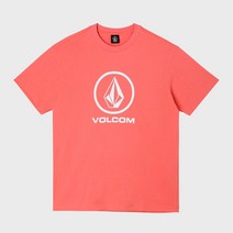 볼컴 에센셜 메가스톤 티셔츠(코랄)