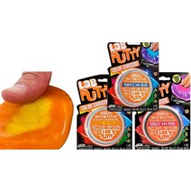 JA-RU Lab Putty-색상 변경 퍼티 장난감 틴 슬라임 용기 포함 (퍼티 3개) 열 감지 및 성인용 감각 테라피 스트레스 퍼티. 크레이지 파티 선물 색상 장난감. 9576, 3 Pack