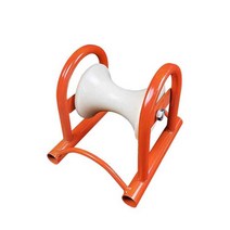 레일바퀴 파이프 풀링기 롤러 케이블 풀러 틈새 행거, 140x160 플랫 휠