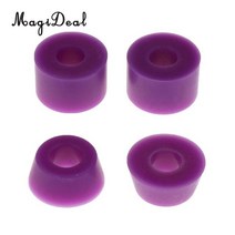 Magicdeal-90a 롱보드 부싱 2 대용 트럭 교체 스케이트보드 액세서리, 04 Purple