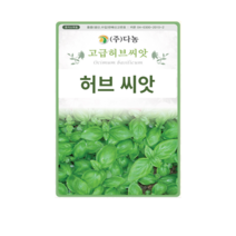 허브 씨앗 바질 고수 레몬밤 캣닢 페퍼민트 카모마일 딜 타임 오레가노 히솝, 라벤다, 1개