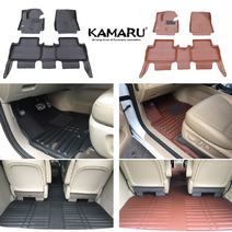 카마루 5D입체매트 올뉴카니발/더뉴카니발 9인승 5D매트 1열~4열 옵션선택, 더뉴카니발/올뉴카니발-5D매트1열+2열+3열, 5D 입체매트-블랙