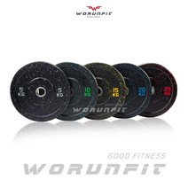 워런핏 B타입 통통튀는 중량범퍼 플레이트, 25kg X 2개