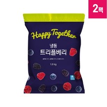 생활앤 냉동 트리플베리 1.3kg, 2팩