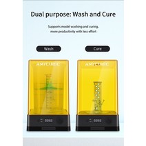 입문용 3d 프린터세트 ANYCUBIC-광자 모노 X LCD SLA 3D 프린터 모델 세척 및 경화 기기 2.0 UV 수지 2-in, 01 미국