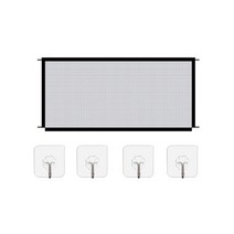 방묘문 고양이방묘창 강아지안전문휴대용 개 그물 장벽 울타리 실내 및 실외 접이식 애완 동물 문 안전 케, 01 110 CM