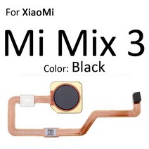 고화질 북 스캐너 양면 스캔 고급 스캔기 지문 스캐너 커넥터 Xiaomi Mi 8 6 Lite SE Mi5S 믹스 Max 2 3 플, 09 For Mi Mix 3 Black