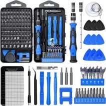 세트 정밀 드라이버 WOZOBUY-115 122 138 in1 스크루 마그네틱 전문 공구 PC 수리 키트 Devic 180067, 138 in 1 Blue