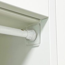 무타공 부착식 커튼봉 브라켓 압축봉 고정 홀더, 4개