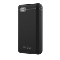 리큐엠 고속충전 보조배터리 20000mAh USB타입C, 블랙, QP2000A