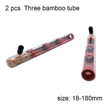 DIY 개미 농장 2 pcs 18-180mm 석고 대나무 테스트 튜브 둥지 먹이 영역 애완 동물 Anthill 워크샵 여왕 성, 05 Three bamboo tube, 01 Tube size 18-180mm