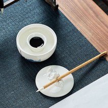 다용도 먹물 종지 디자인 서예 용품 먹 접시 벼루 캘리그라피 연습 도구 선물, 16.E타입 화이트