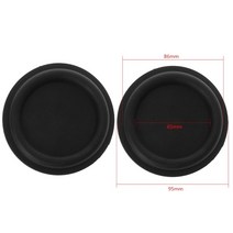 베이스 라디에이터 스피커 패시브 우퍼 자동차 홈 다이어프램 플레이트, 04 95mm