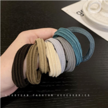 유니크 머리끈 스트레이트 곱창 10p 세트